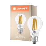 Ledvance Classic LED E27 Birne Fadenlampe Klar 7.2W 1521lm - 827 Extra Warmweiß | Dimmbar - Ersatz Für 100W